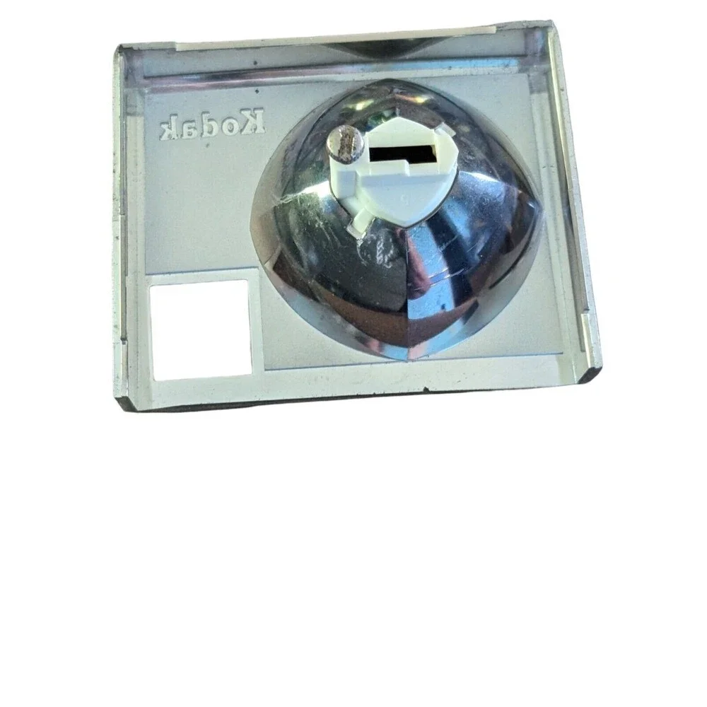 Vintage Kodak Hawkeye Flash Fun 1963 Plastic Mirror Light Holder Chrome w/screw